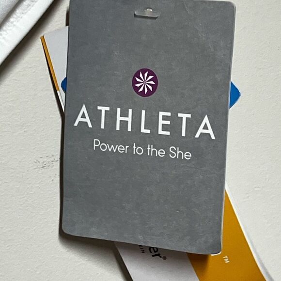 NWT ATHLETA Bikini Swim Bottoms Geometrical Print Sz M - Picture 4 of 4